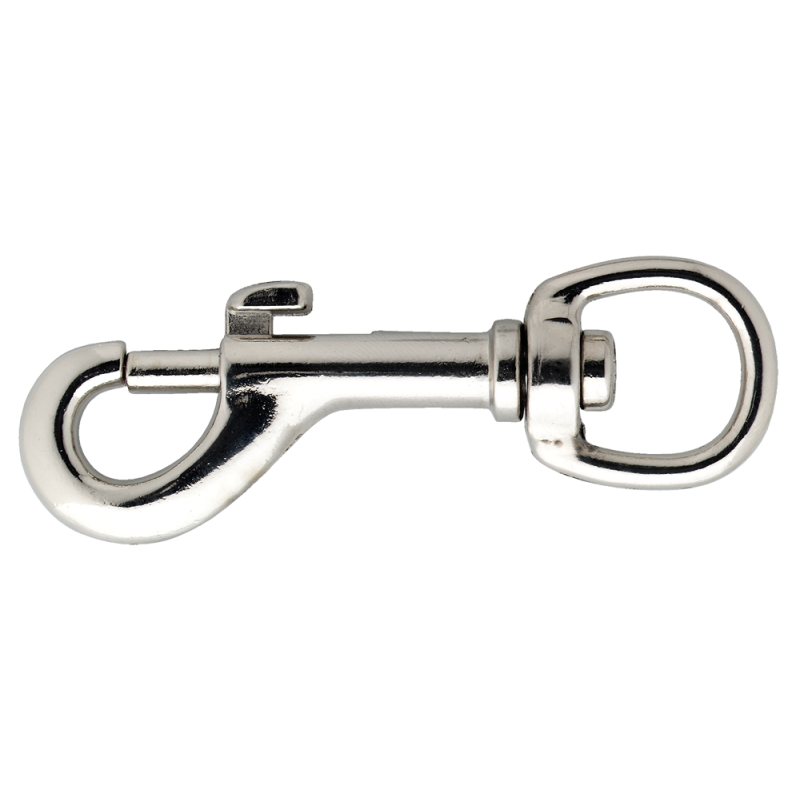 Musketon 10 3/8 Ronde Wervel Zamac Vernikkeld