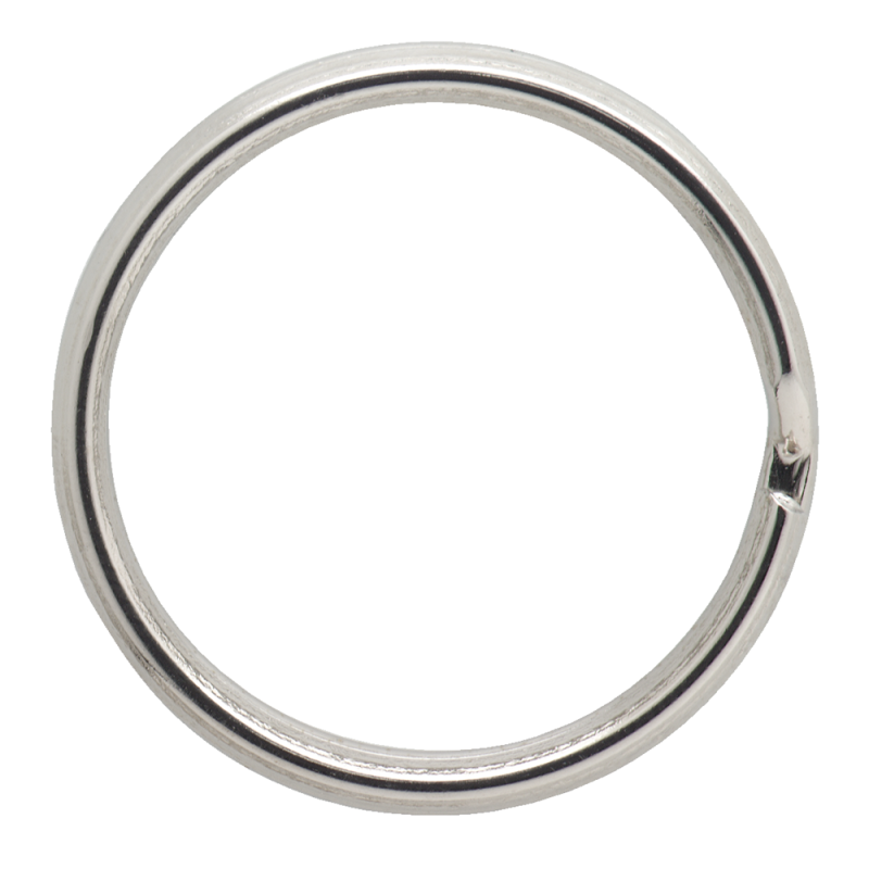 DX Sleutelring 38 mm Vernikkeld 100 stuks