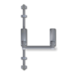 DX Briton Paniekstang PO376 - Voor enkele deur - Opbouw - Aluminium