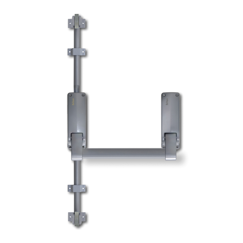DX Briton Paniekstang PO376 - Voor enkele deur - Opbouw - Aluminium DX Briton Paniekstang PO376 - Voor enkele deur - Opbouw - Aluminium