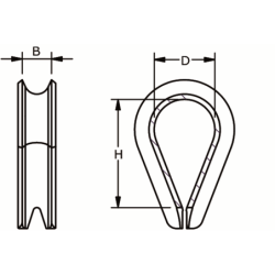 5-3mm Breed Verzinkt