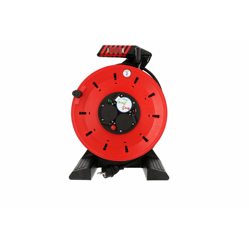 4Tecx Kabelhaspel 3G2.5 40M - Neopreen - Thermisch beveiligd