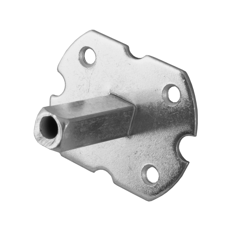 Knopvastzetter vierkante plaat