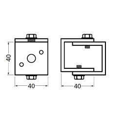 HERMETA AFSTANDHOUD 3580 44-56MM F1 MAT HERMETA AFSTANDHOUD 3580 44-56MM F1 MAT
