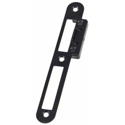 HMB 706380Z Verstelbare Sluitplaat - Dag- En Nachtschoot - Korte Lip - Din Links - Zwart