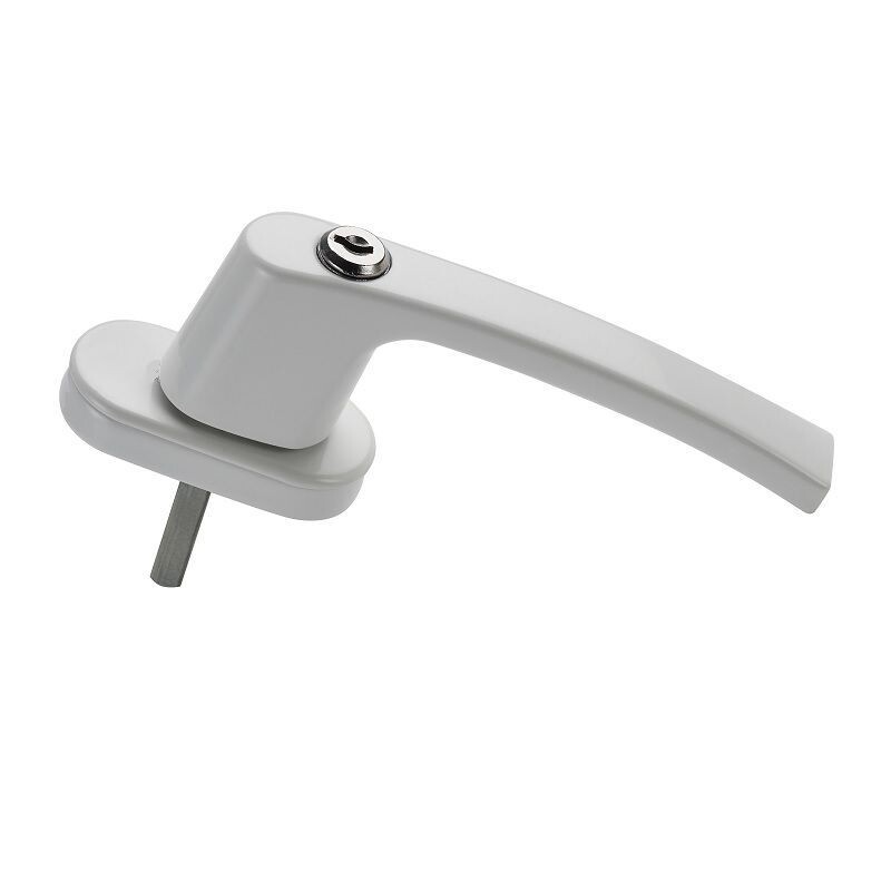 D4E Raamkruk Afsluitbaar - SKG** - Wit - 38mm