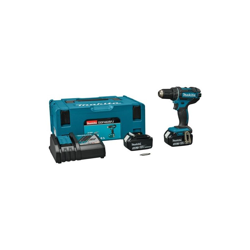Makita DDF482RFJ 18V Boorschroefmachine In Mbox