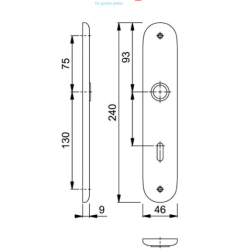 Langschild 273P 240X46 Sl56 F1