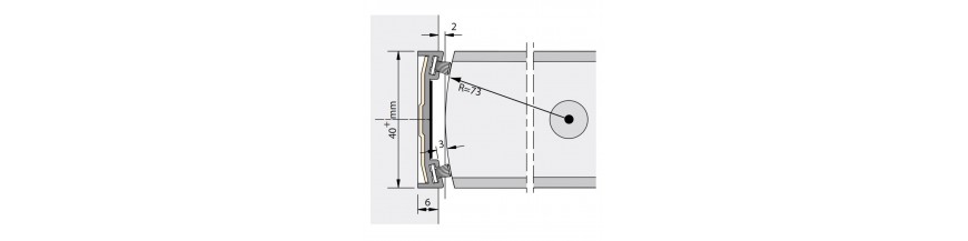 Afdichtingsprofiel brandwerend aluminium