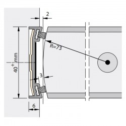 Afdichtingsprofiel brandwerend aluminium