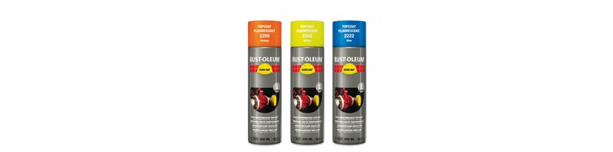 Spray fluorescerend
