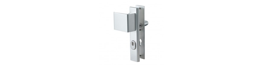 Duwer/kruk schild met kerntrekbeveiliging