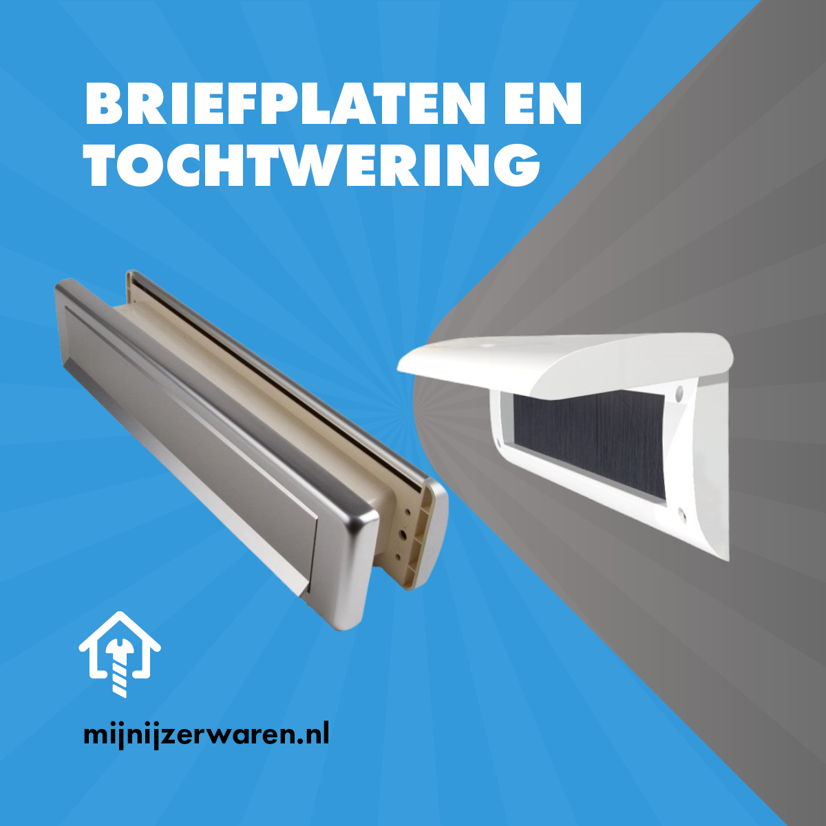 briefplaten en tochtwering